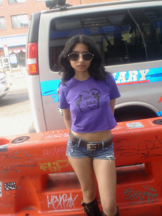 Sexy Bitch Baby Crop Tee