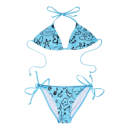 Pretty Sick Bikini Light Blue (Set)