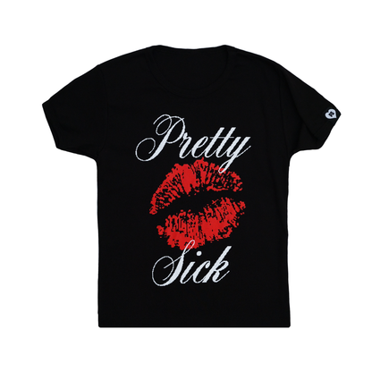 Kissy Baby Tee (Black)