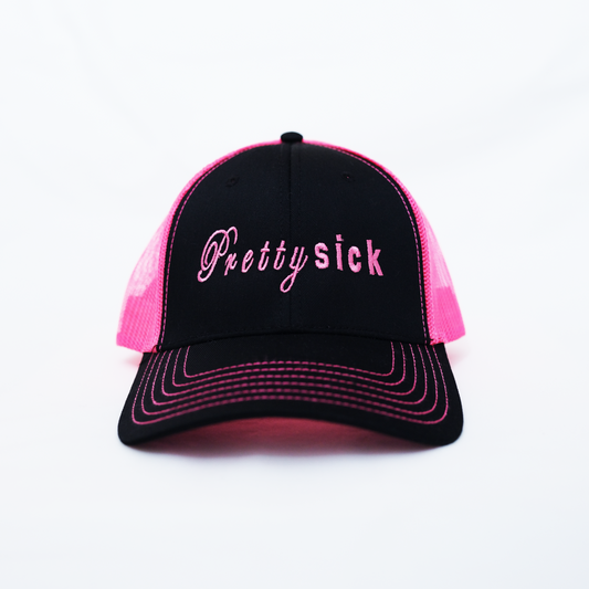 Pretty Sick Trucker Hat (Pink)
